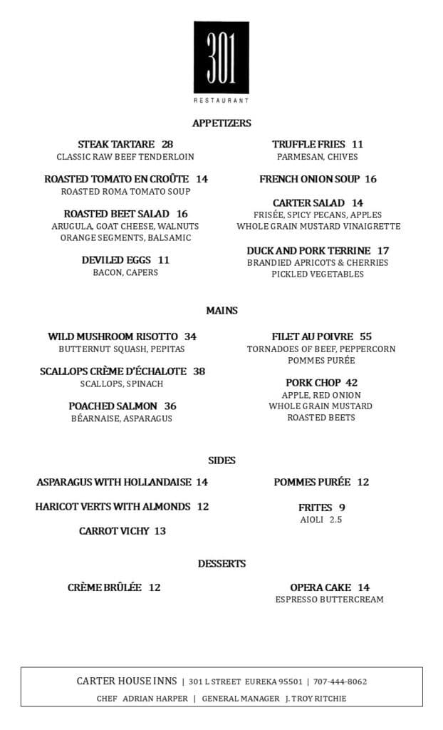 Restaurant 301 5 Eureka California