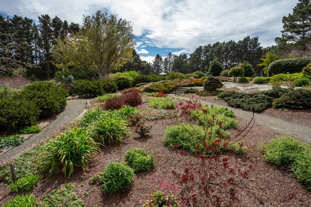 Humboldt Botanical Garden in spring.